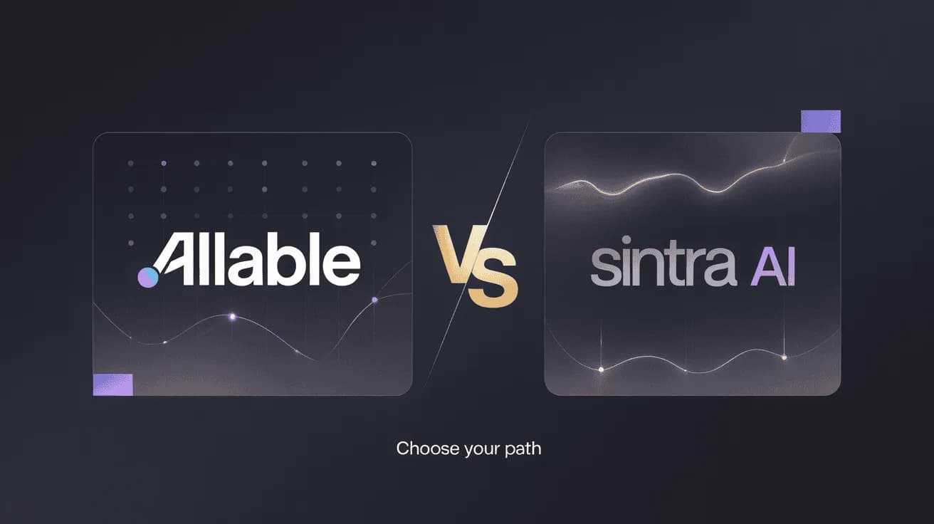 Allable vs Sintra AI — AI Marketing Platform Comparison 2026